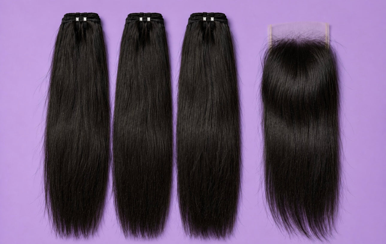 Straight Hair Bundle + Closure